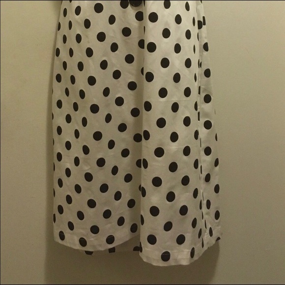 B/W Rock Steady Polka Dot Cherry Dollface Dress 4x - Picture 5 of 9